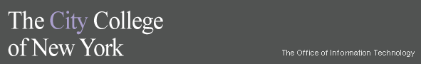 CCNY IT header image